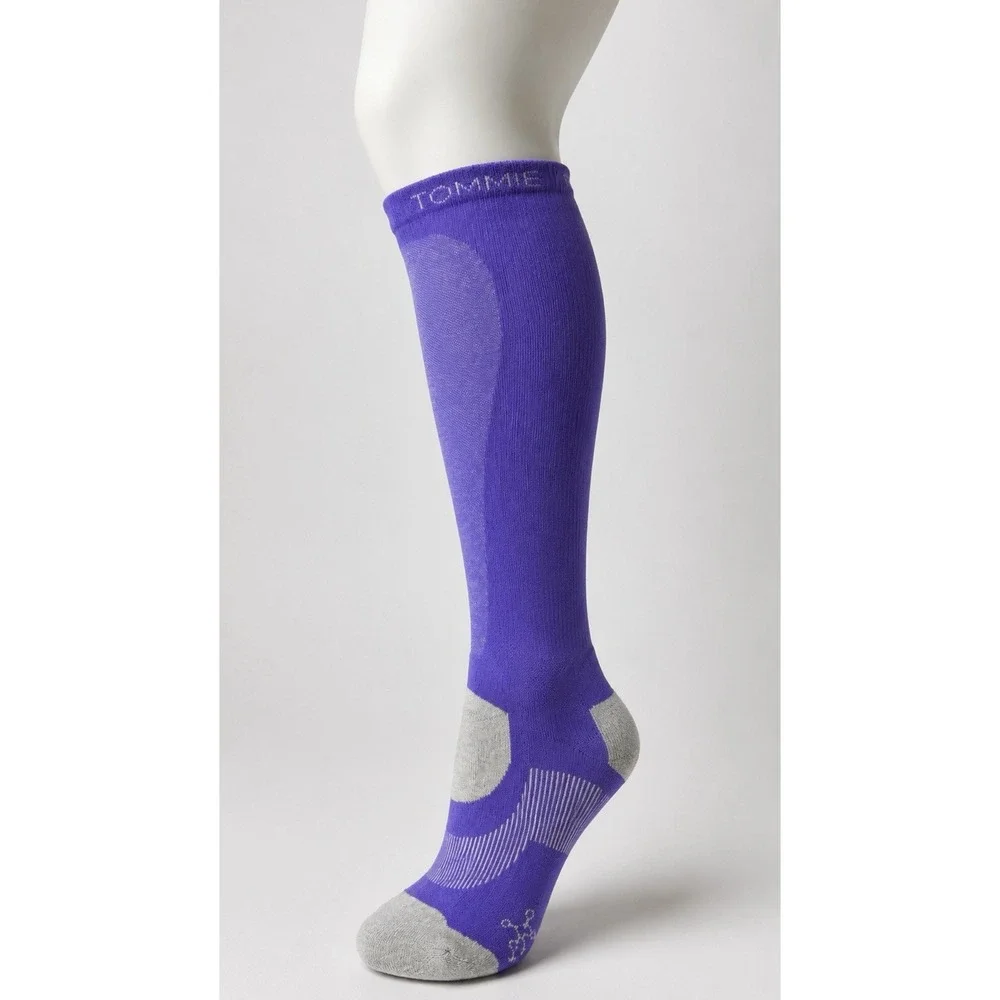 TOMMIE COPPER Women's NEW Purple Size Medium Compression Socks Calf Leg Support